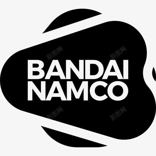 Bandai视频游戏徽标6填充图标svg_新图网 https://ixintu.com Bandai 填充 视频游戏徽标6
