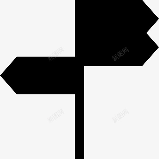 标志杆信号禁止2填充图标svg_新图网 https://ixintu.com 信号禁止2 填充 标志杆