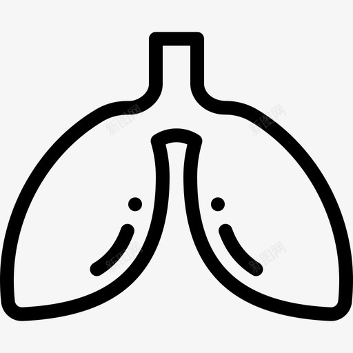 肝脏医疗保健9线性图标svg_新图网 https://ixintu.com 医疗保健9 线性 肝脏