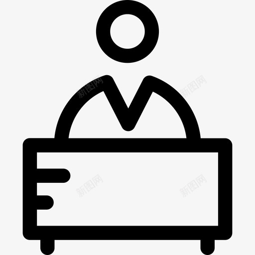 工作区商务45线性图标svg_新图网 https://ixintu.com 商务45 工作区 线性