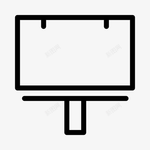 招牌广告市场图标svg_新图网 https://ixintu.com 出版 商业 市场 广告 招牌