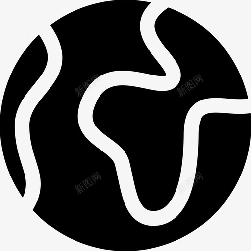 世界自然39填充图标svg_新图网 https://ixintu.com 世界 填充 自然39