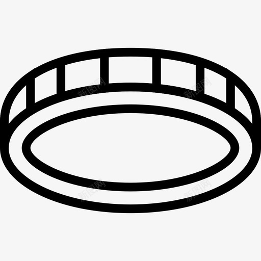 硬币商业和金融40直线图标svg_新图网 https://ixintu.com 商业和金融40 直线 硬币