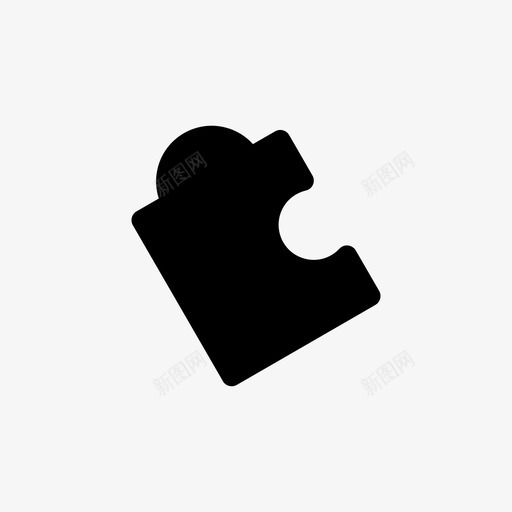拼图游戏形状图标svg_新图网 https://ixintu.com 形状 拼图 游戏 玩具