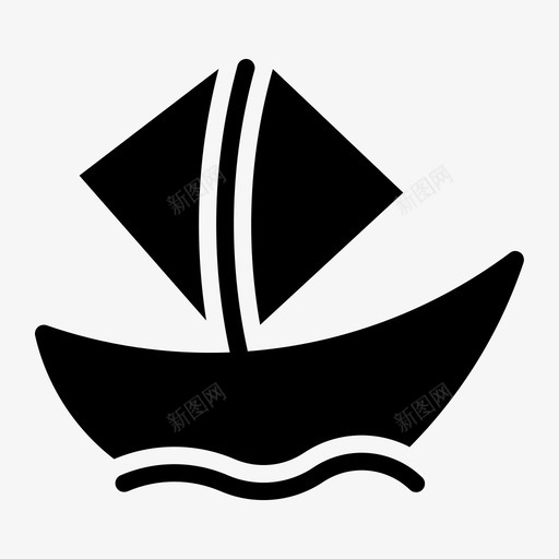 船玩具儿童娱乐图标svg_新图网 https://ixintu.com 儿童 儿童玩具 娱乐 船 船玩具