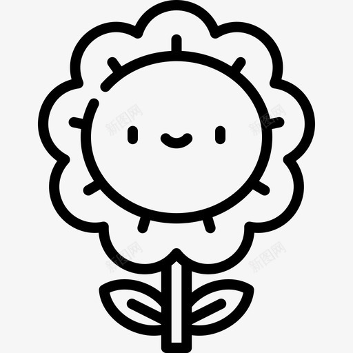 花园艺30线状图标svg_新图网 https://ixintu.com 园艺30 线状 花