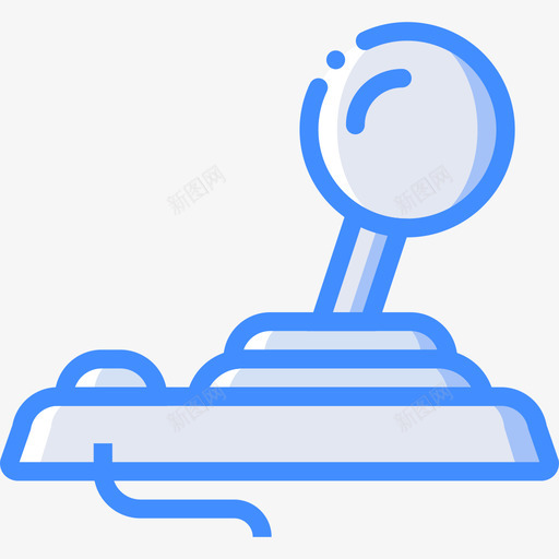 操纵杆tech7蓝色图标svg_新图网 https://ixintu.com tech7 操纵杆 蓝色