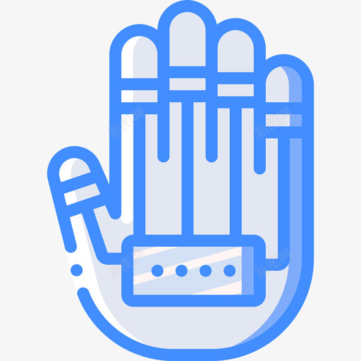 有线手套futuretech2蓝色图标svg_新图网 https://ixintu.com futuretech2 有线手套 蓝色
