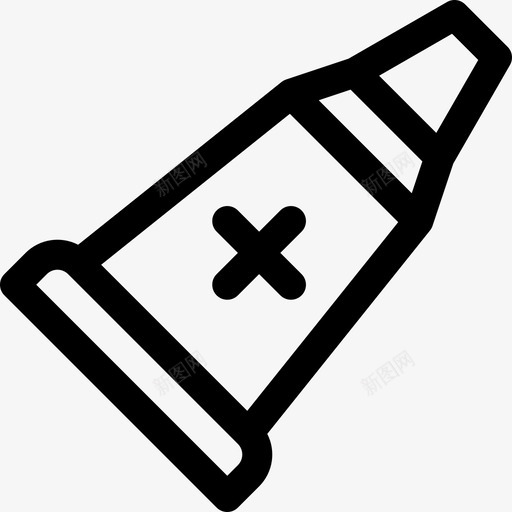 软膏药剂学9线性图标svg_新图网 https://ixintu.com 线性 药剂学9 软膏