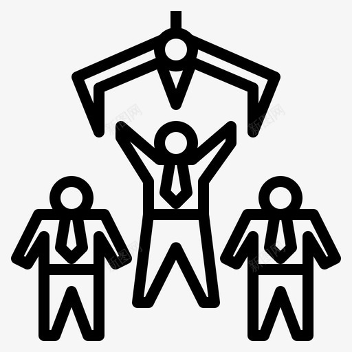 人力资源员工工作图标svg_新图网 https://ixintu.com 人力资源 创业 员工 工作 经理