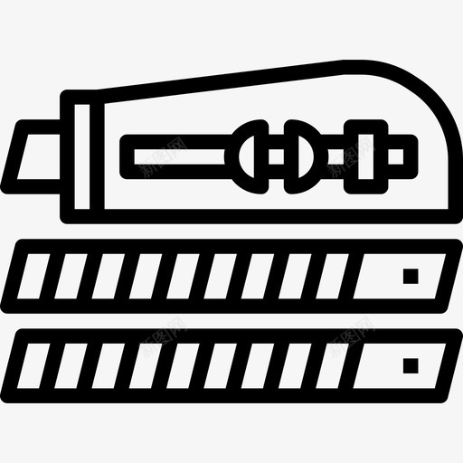 切割机施工工具7线性图标svg_新图网 https://ixintu.com 切割机 施工工具7 线性