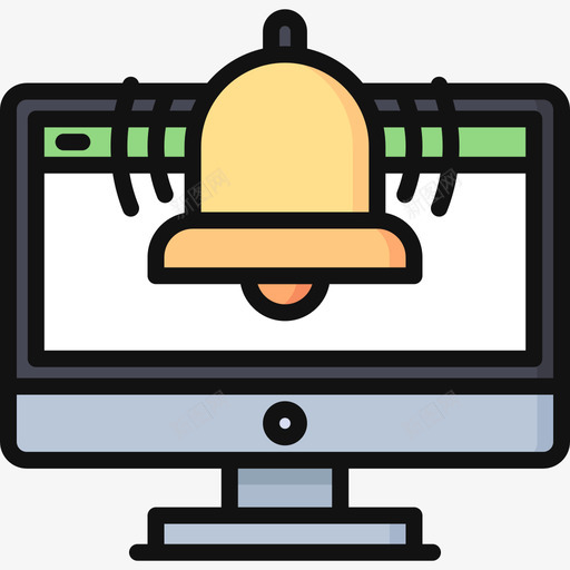 报警计算机功能3线性颜色图标svg_新图网 https://ixintu.com 报警 线性颜色 计算机功能3