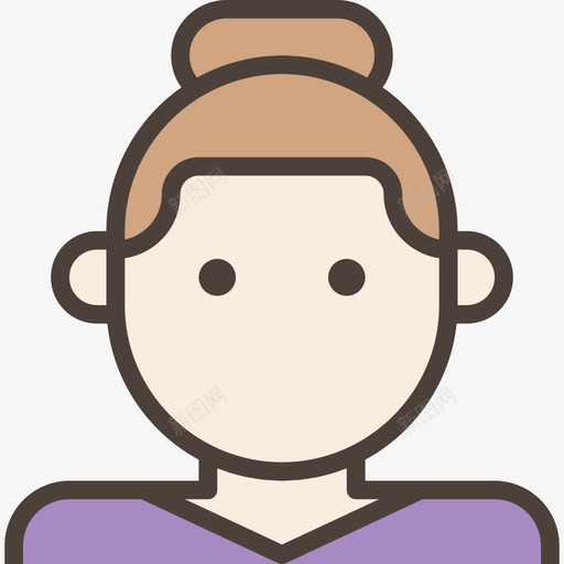 女人阿凡达41线性颜色图标svg_新图网 https://ixintu.com 女人 线性颜色 阿凡达41