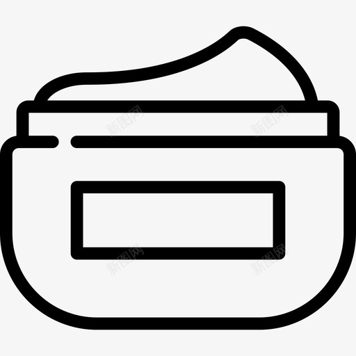 美发膏美发理发店3直发图标svg_新图网 https://ixintu.com 直发 美发理发店3 美发膏