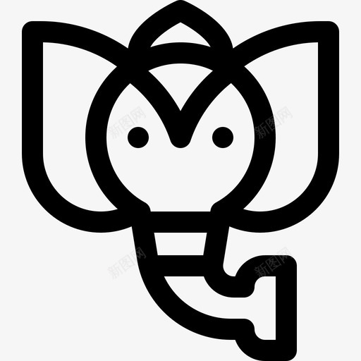 大象泰国5直系图标svg_新图网 https://ixintu.com 大象 泰国5 直系