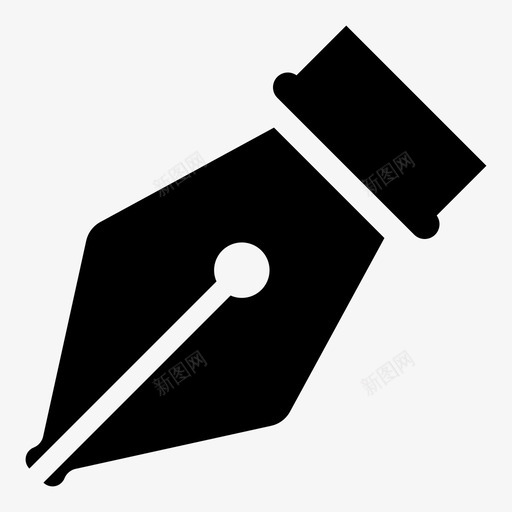 笔绘图笔尖图标svg_新图网 https://ixintu.com 书写 学习分类液晶打印机漏斗回收 文具 游戏 笔 笔尖 绘图
