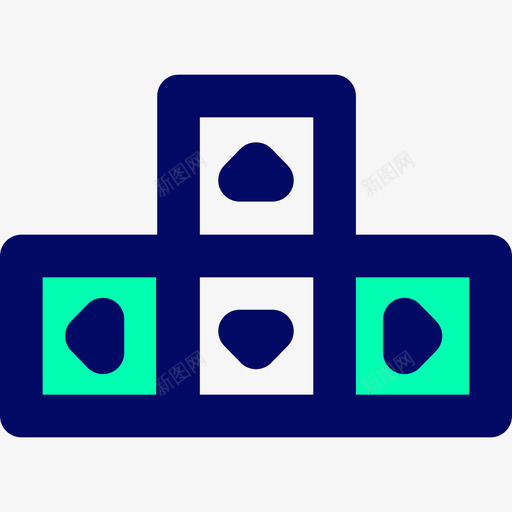 游戏板电脑游戏2绿影图标svg_新图网 https://ixintu.com 游戏板 电脑游戏2 绿影