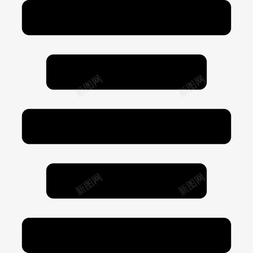 居中对齐文本编辑器24填充图标svg_新图网 https://ixintu.com 填充 居中对齐 文本编辑器24