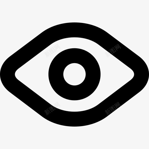 眼杂项24线状图标svg_新图网 https://ixintu.com 杂项24 眼 线状