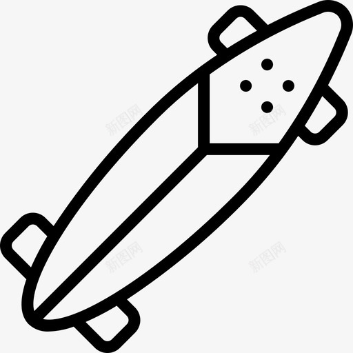 滑板hipster6直线型图标svg_新图网 https://ixintu.com hipster6 滑板 直线型