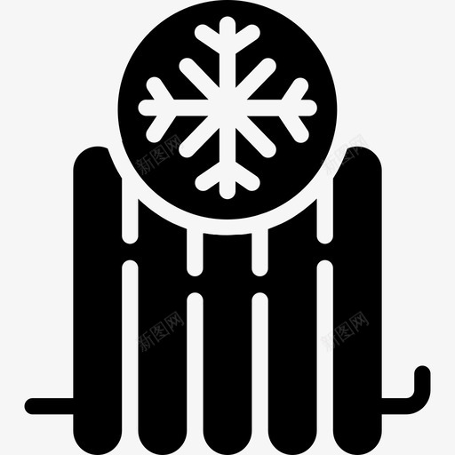 散热器家用自动化3已填充图标svg_新图网 https://ixintu.com 家用自动化3 已填充 散热器
