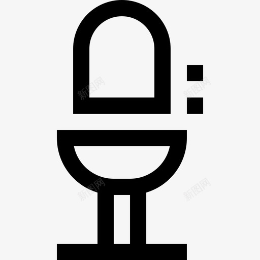 卫生间室内和家具线性图标svg_新图网 https://ixintu.com 卫生间 室内和家具 线性