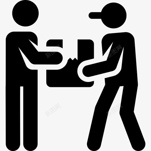 送货网购4已满图标svg_新图网 https://ixintu.com 已满 网购4 送货