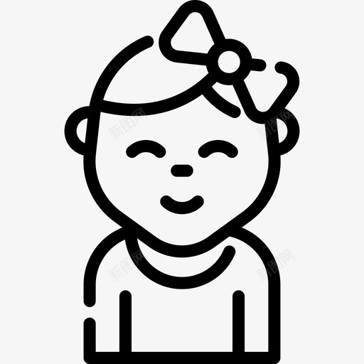 女孩家庭5直系图标svg_新图网 https://ixintu.com 女孩 家庭5 直系