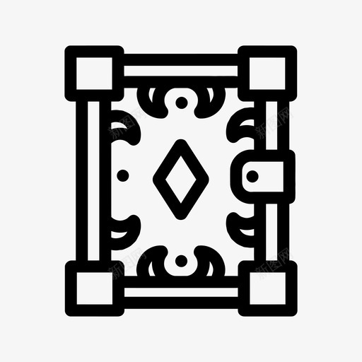 魔法书钻石万圣节图标svg_新图网 https://ixintu.com 万圣节 巫师世界 钻石 魔法 魔法书