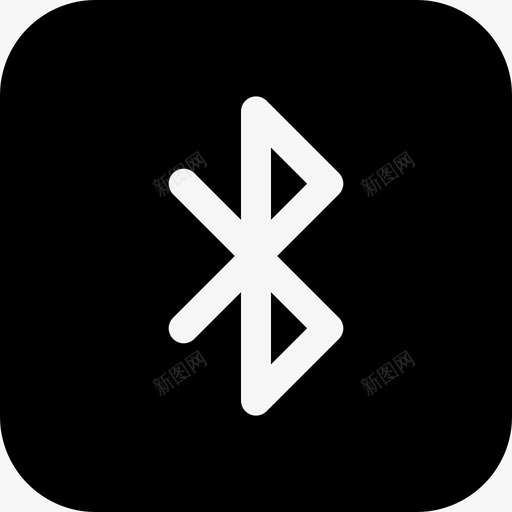 蓝牙用户界面28已填充图标svg_新图网 https://ixintu.com 已填充 用户界面28 蓝牙