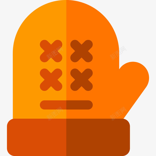 连指手套厨房工具8件扁平图标svg_新图网 https://ixintu.com 厨房工具8件 扁平 连指手套