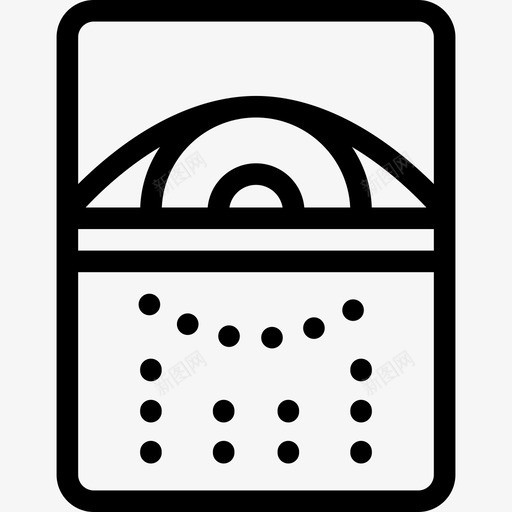 眼睛扫描安全23直线图标svg_新图网 https://ixintu.com 安全23 直线 眼睛扫描