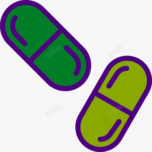 药物药物3线性颜色图标svg_新图网 https://ixintu.com 线性颜色 药物 药物3