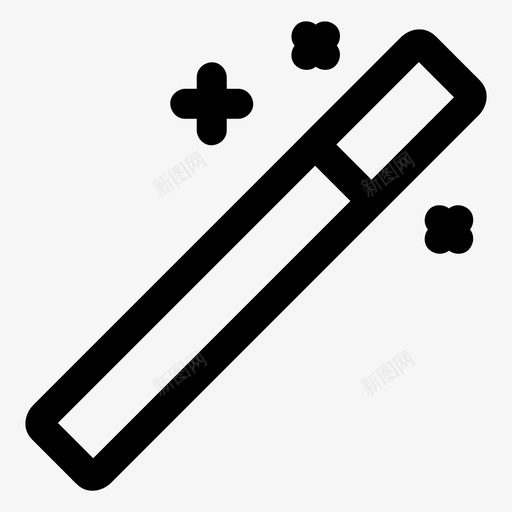 魔术编辑过滤器图标svg_新图网 https://ixintu.com 工具 所有尺寸的基本图标 编辑 过滤器 魔术 魔杖