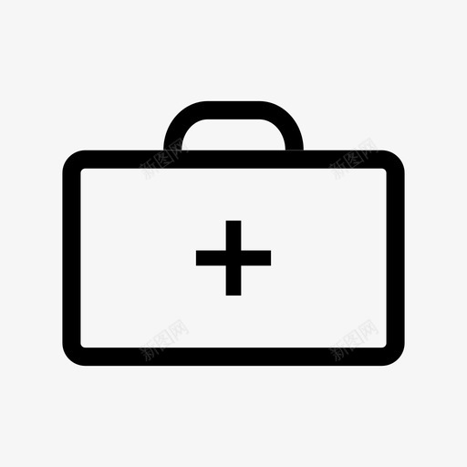 医疗包医生急救箱图标svg_新图网 https://ixintu.com 医生 医疗保健 医疗包 医疗和医院 急救箱