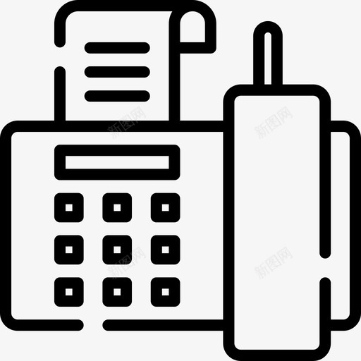 传真办公室29直拨图标svg_新图网 https://ixintu.com 传真 办公室29 直拨