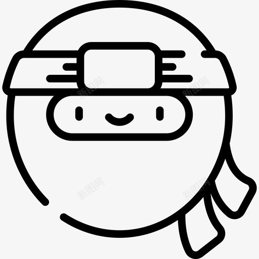 忍者化妆舞会14直系图标svg_新图网 https://ixintu.com 化妆舞会14 忍者 直系