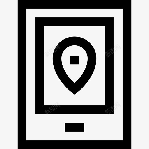 Gps自行车9直线图标svg_新图网 https://ixintu.com Gps 直线 自行车9