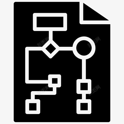项目计划算法流程图图标svg_新图网 https://ixintu.com 工作流 流程图 百万富翁习惯字形图标 算法 项目布局 项目计划