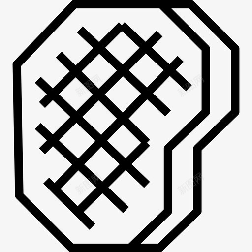 牛排动物和食物2直系图标svg_新图网 https://ixintu.com 动物和食物2 牛排 直系