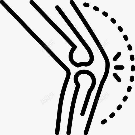 关节炎痛风疼痛图标svg_新图网 https://ixintu.com 关节炎 关节痛 疼痛 痛风 风湿
