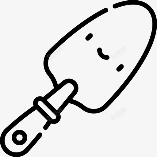 铲子园艺30直线型图标svg_新图网 https://ixintu.com 园艺30 直线型 铲子