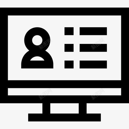 CRM数字营销21线性图标svg_新图网 https://ixintu.com CRM 数字营销21 线性