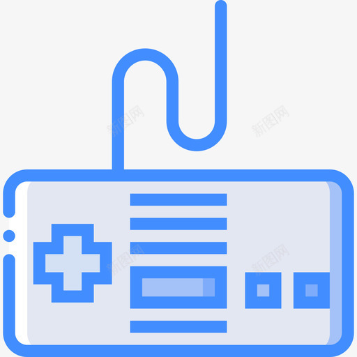 游戏板tech7蓝色图标svg_新图网 https://ixintu.com tech7 游戏板 蓝色