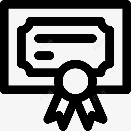线性建筑证书9图标svg_新图网 https://ixintu.com 9 线性建筑证书