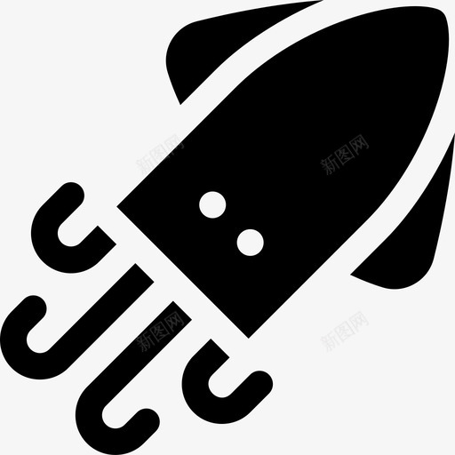 鱿鱼亚洲料理餐厅4已填充图标svg_新图网 https://ixintu.com 亚洲料理餐厅4 已填充 鱿鱼