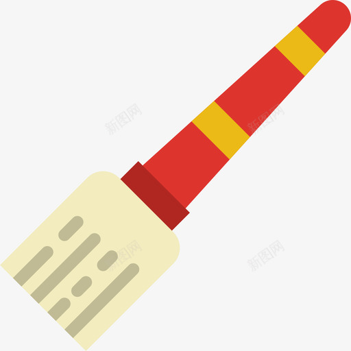 刷38号工具扁平图标svg_新图网 https://ixintu.com 38号工具 刷 扁平