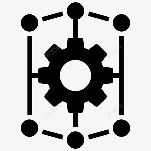 网络设置网络配置网络管理图标svg_新图网 https://ixintu.com 系统设置 网络管理 网络设置 网络配置 设置管理 项目管理图示符图标