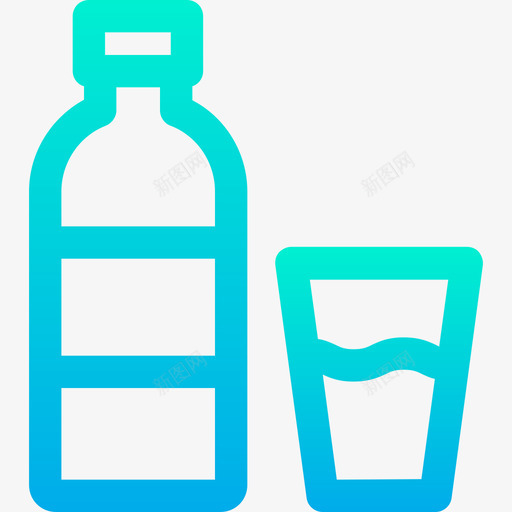 水家庭元素7坡度图标svg_新图网 https://ixintu.com 坡度 家庭元素7 水