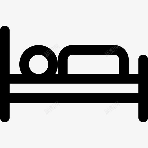 床假日6直系图标svg_新图网 https://ixintu.com 假日6 床 直系